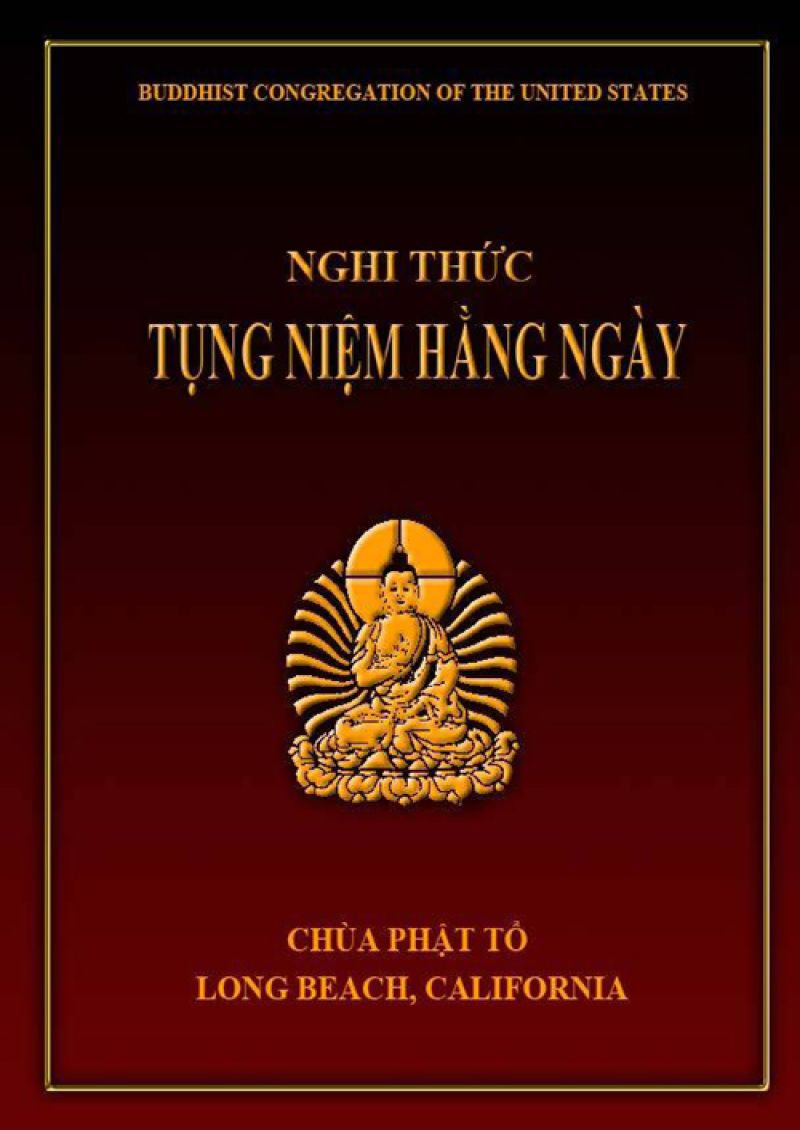 NGHI THỨC TỤNG NIỆM HÀNG NGÀY