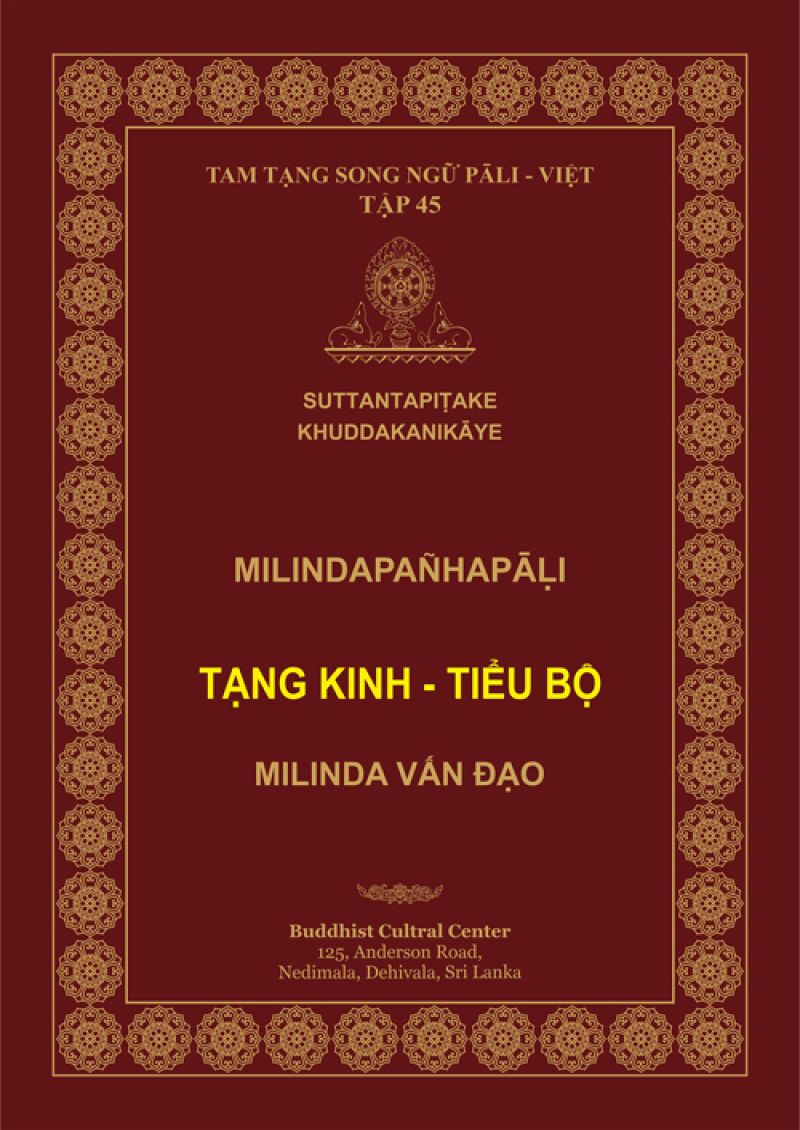 MILINDA VẤN ĐẠO - TẬP 45