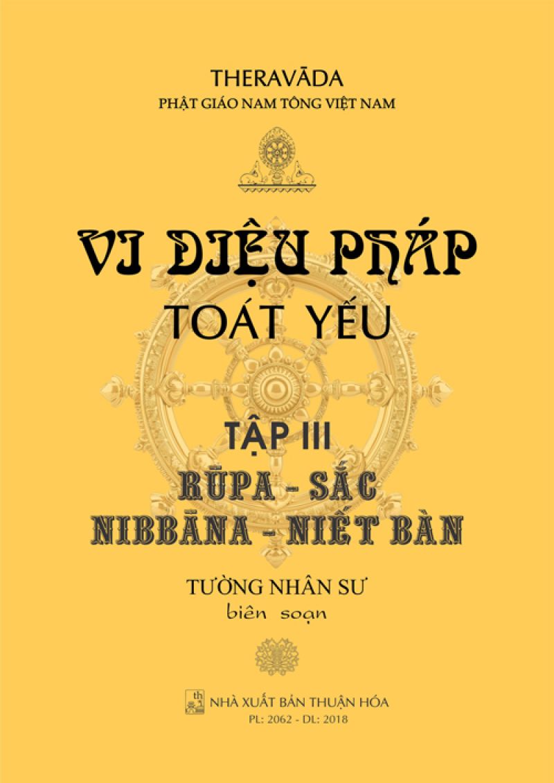 VI DIỆU PHÁP TOÁT YẾU - TẬP III