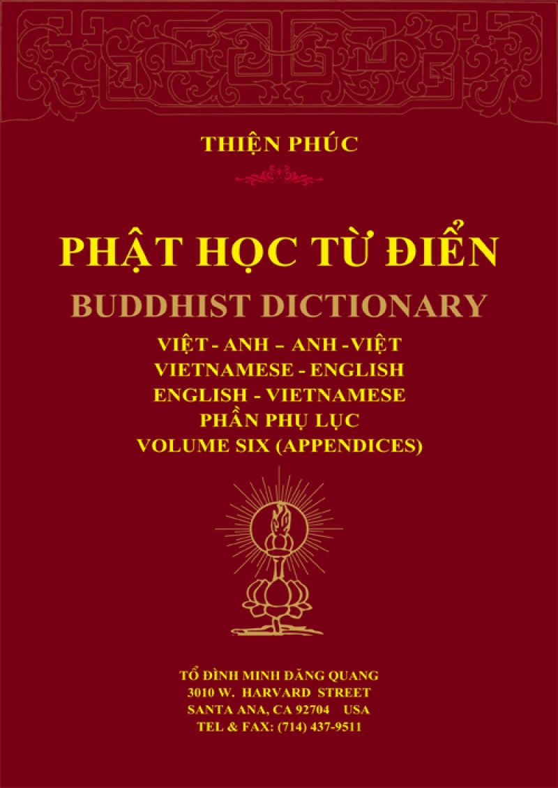 VIỆT - ANH VOLUME SIX (VIỆT-ANH - ANH-VIỆT) PHẦN PHỤ LỤC